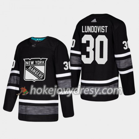 Pánské Hokejový Dres New York Rangers Henrik Lundqvist 30 Černá 2019 NHL All-Star Adidas Authentic
